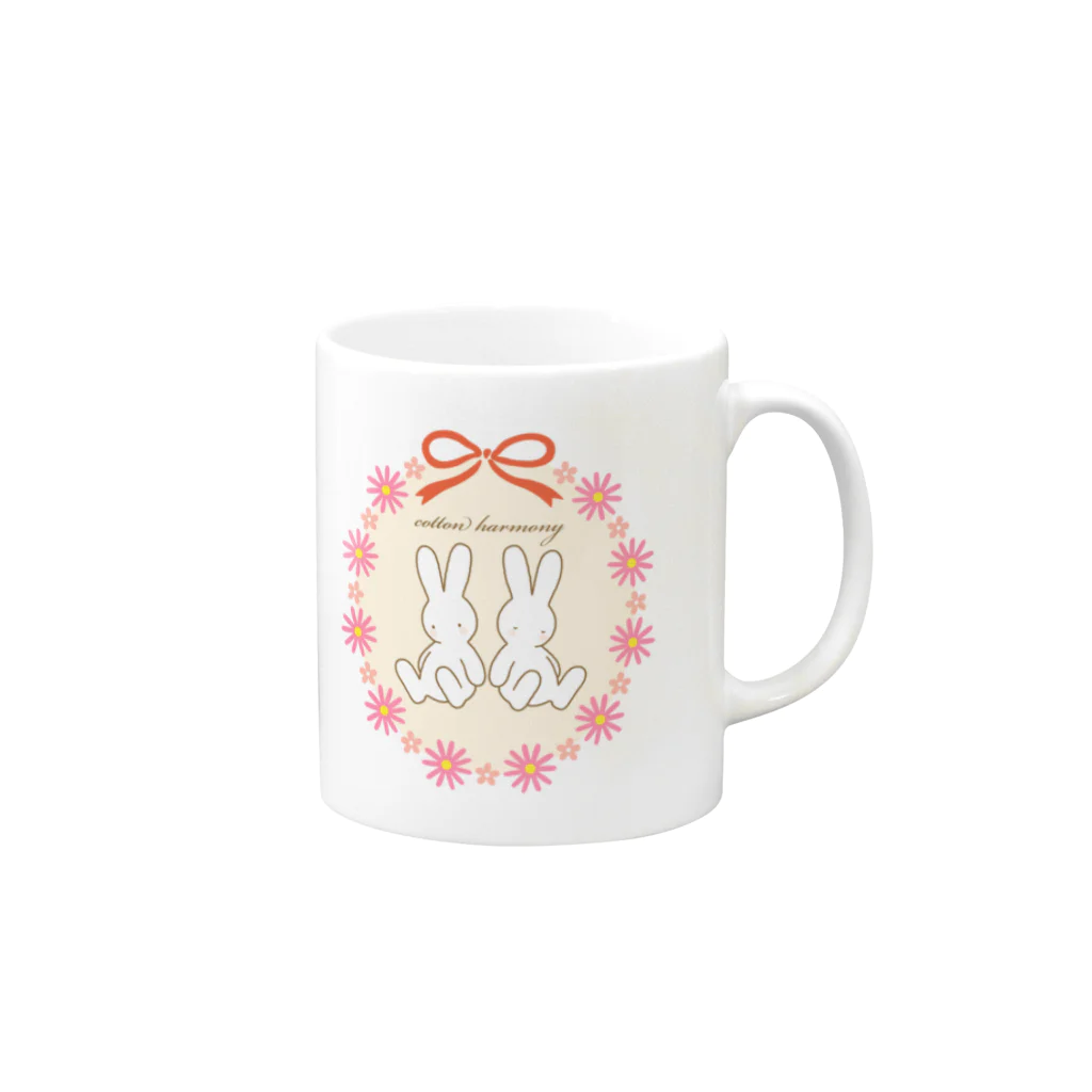 のやま日和のcotton harmony Mug :right side of the handle