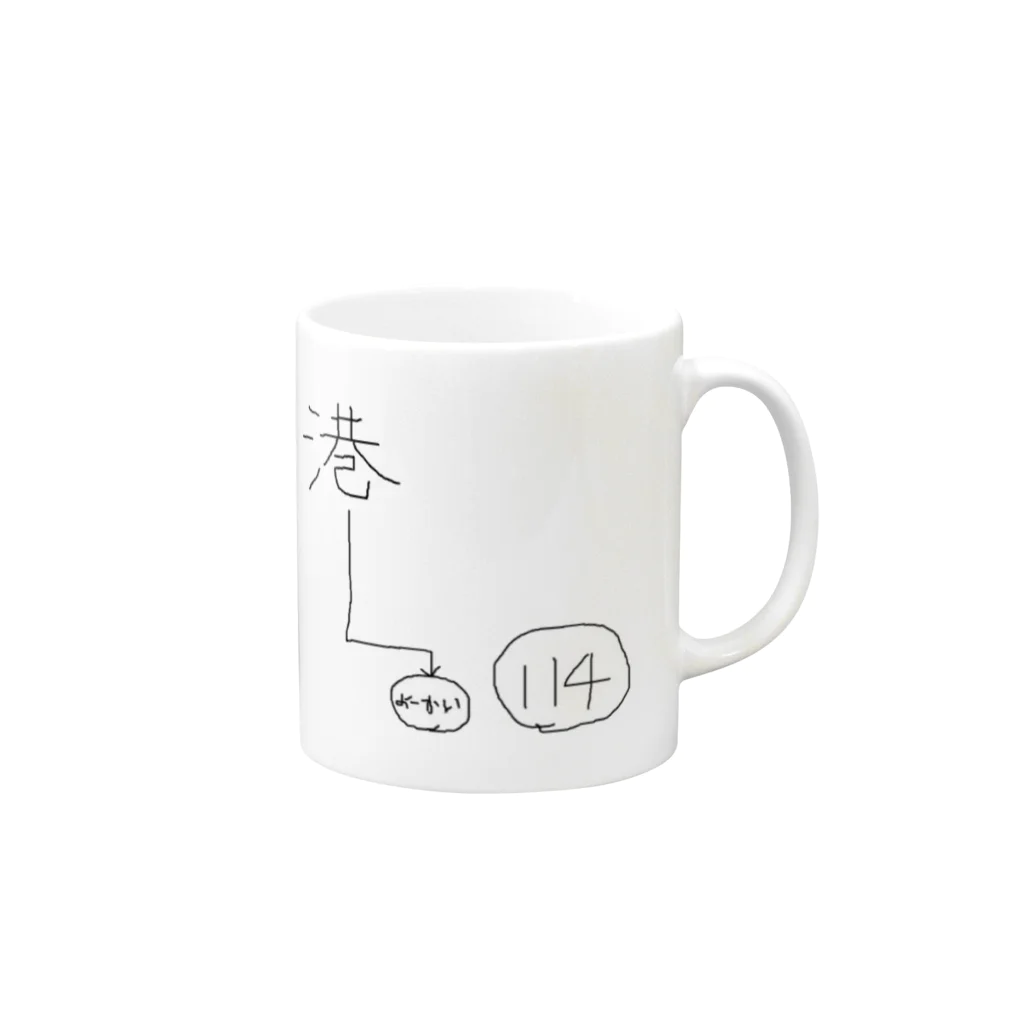 妖怪美術館（非公式グッズショップ）のよーかい美術館への行き方 Mug :right side of the handle