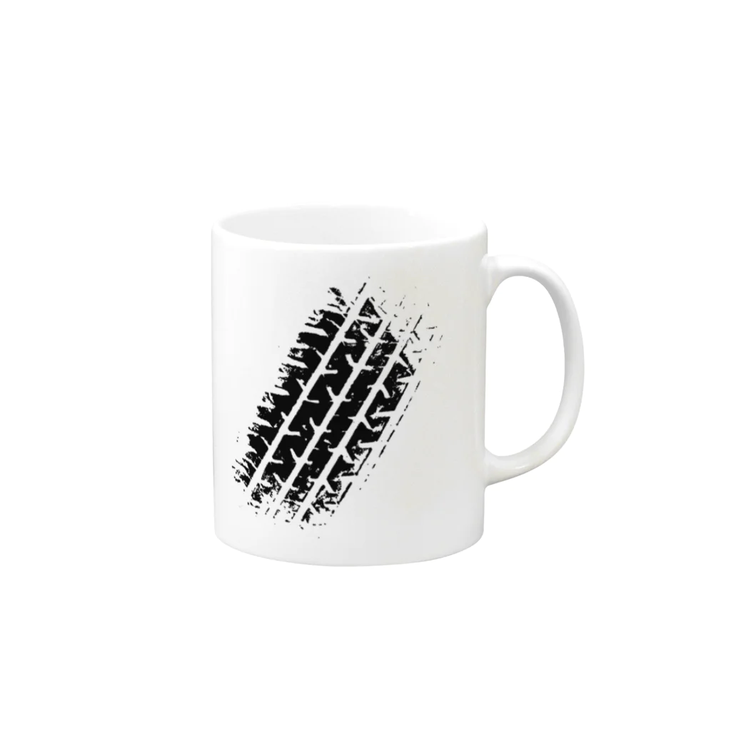 flatcoatedretrieverのaccident Mug :right side of the handle