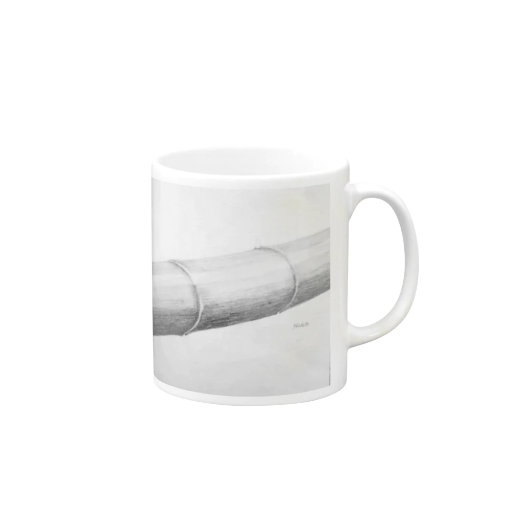 39Sの竹 Mug :right side of the handle