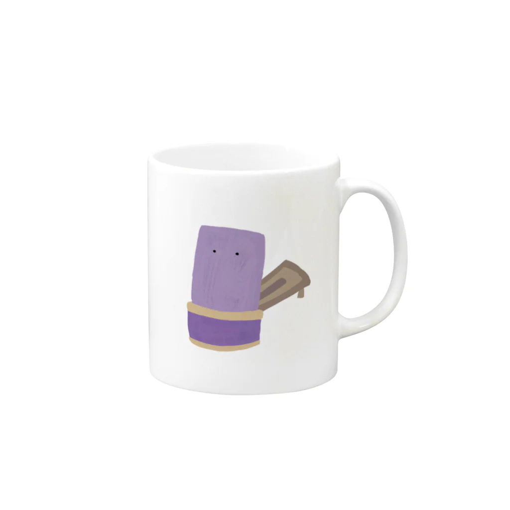 AZukiの低ポリゴン Mug :right side of the handle