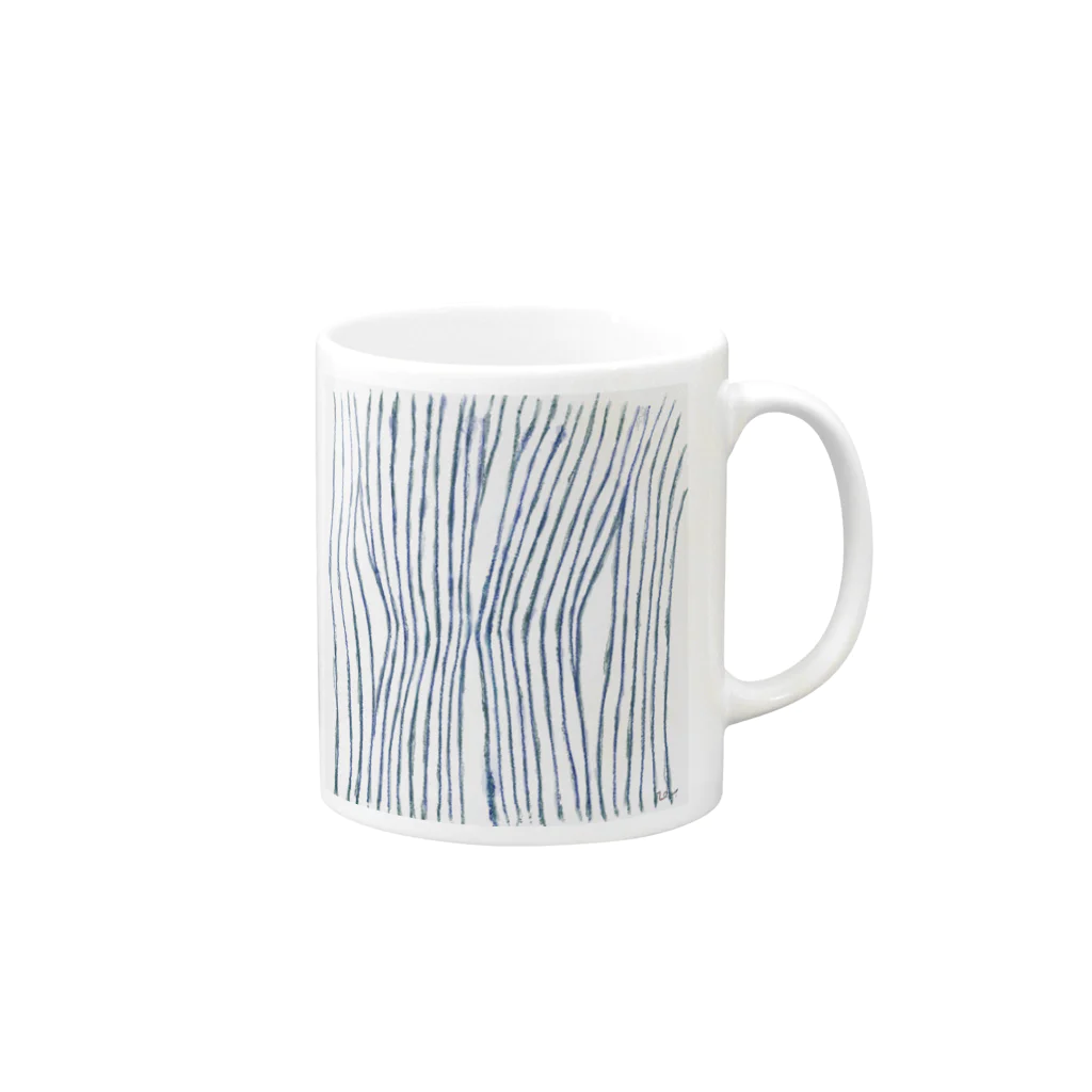 sazanquaのKyakusen-bi Mug :right side of the handle