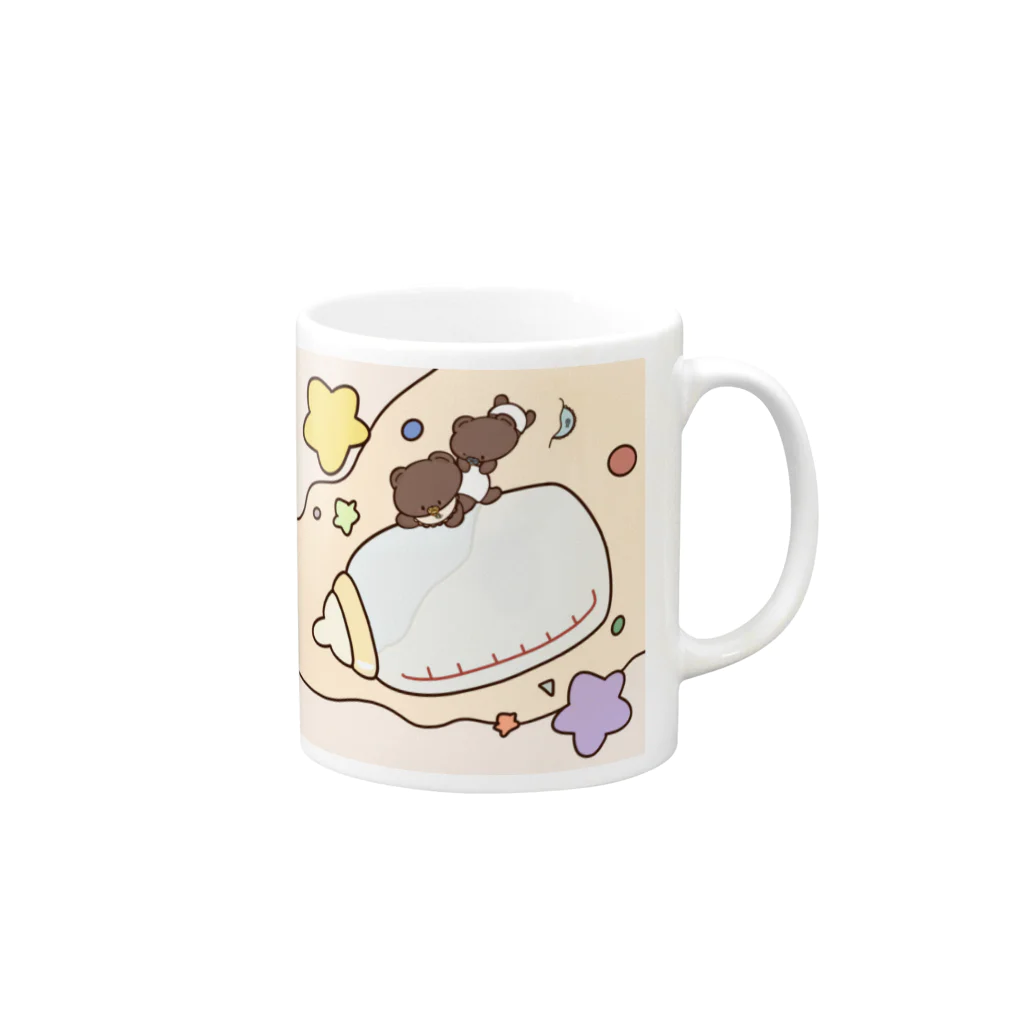 cookie_bear ＳＨＯＰのみるくべいびーべあ Mug :right side of the handle