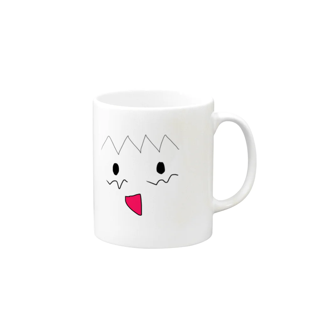 ぺぺのスマイルあきたかくん Mug :right side of the handle