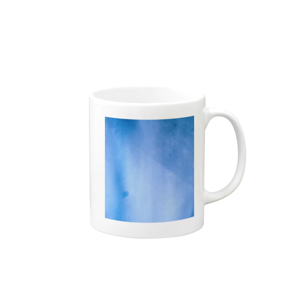 LUCENT LIFEの青世界 / Blue feeling Mug :right side of the handle