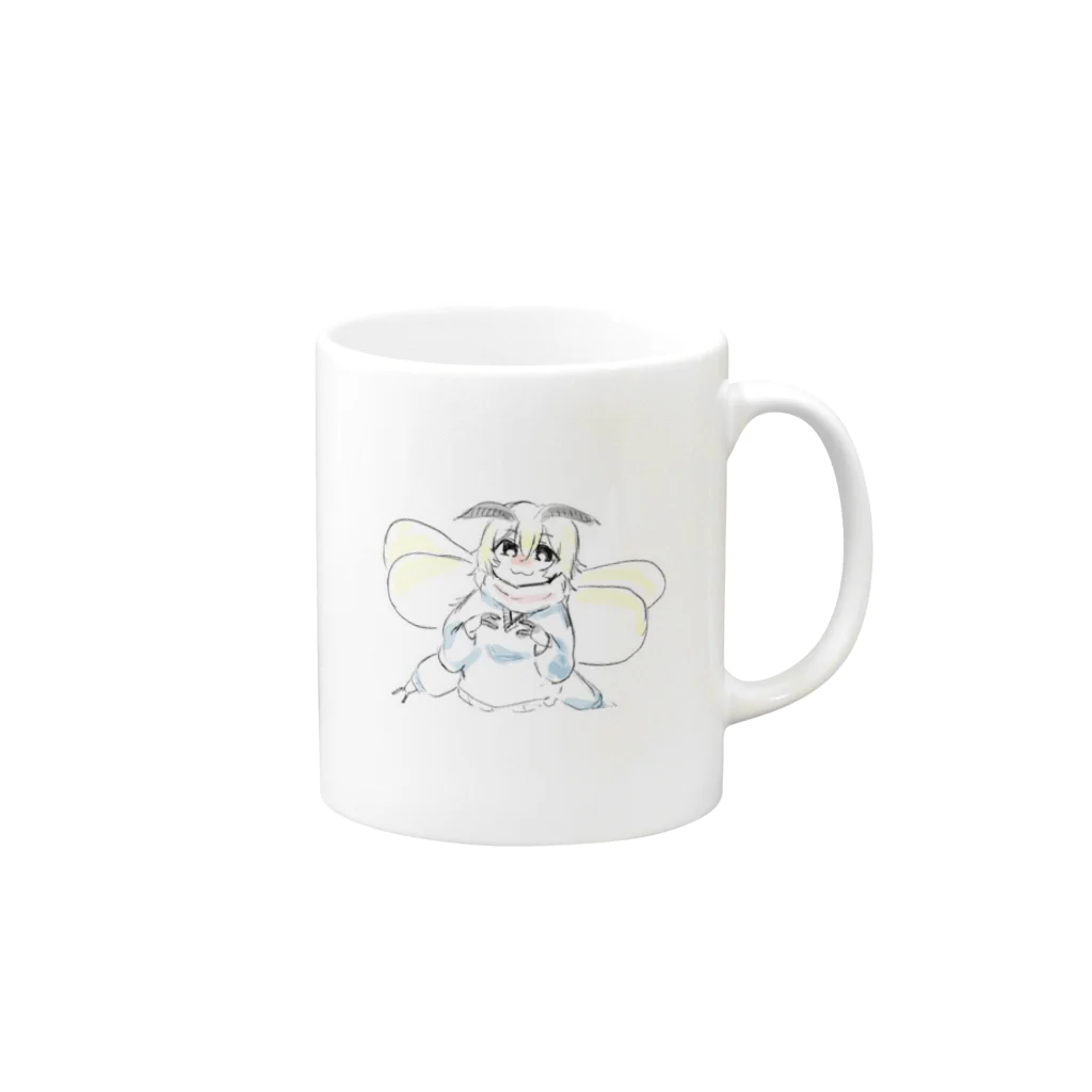 やらなきゃナランチャのかい子 Mug :right side of the handle