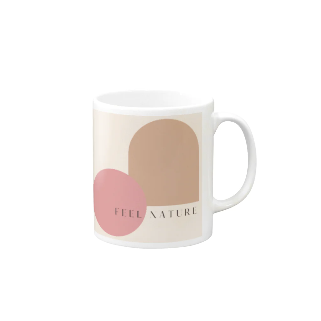 JV DesignのFEEL NATURE Mug :right side of the handle