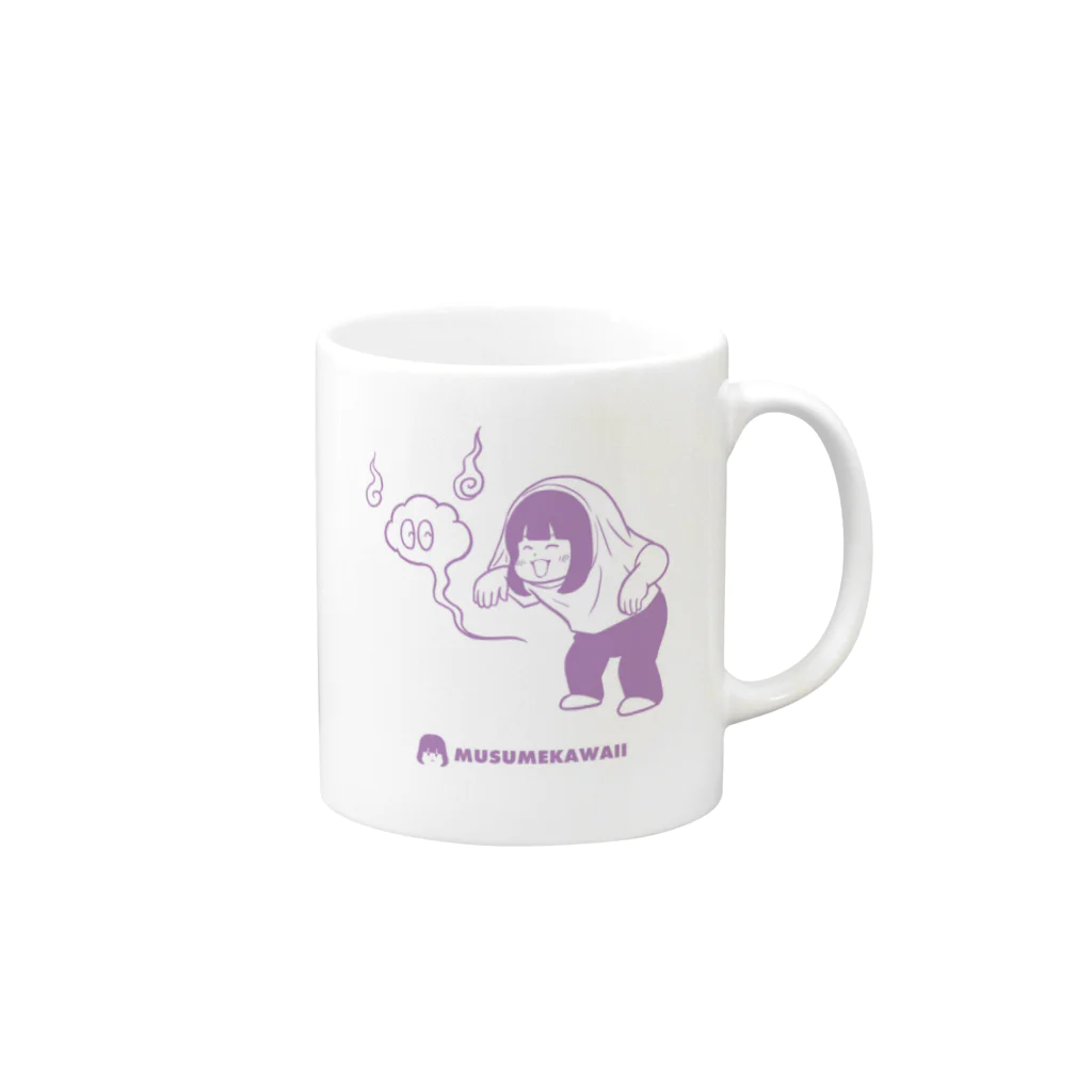 MUSUMEKAWAIIの0726幽霊の日  Mug :right side of the handle