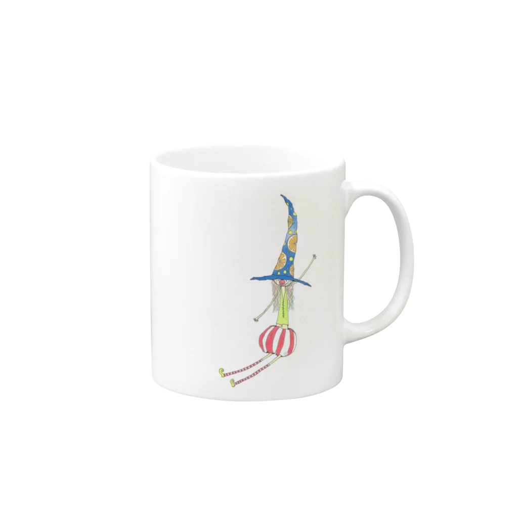 gagamamaのカボチャパンツの女の子 Mug :right side of the handle