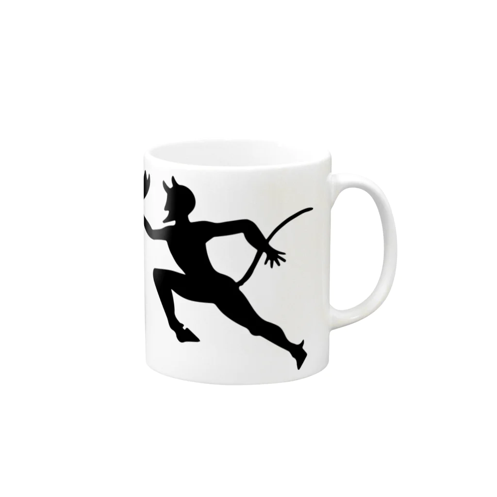stereovisionの赤い悪魔（Roter Teufel） Mug :right side of the handle