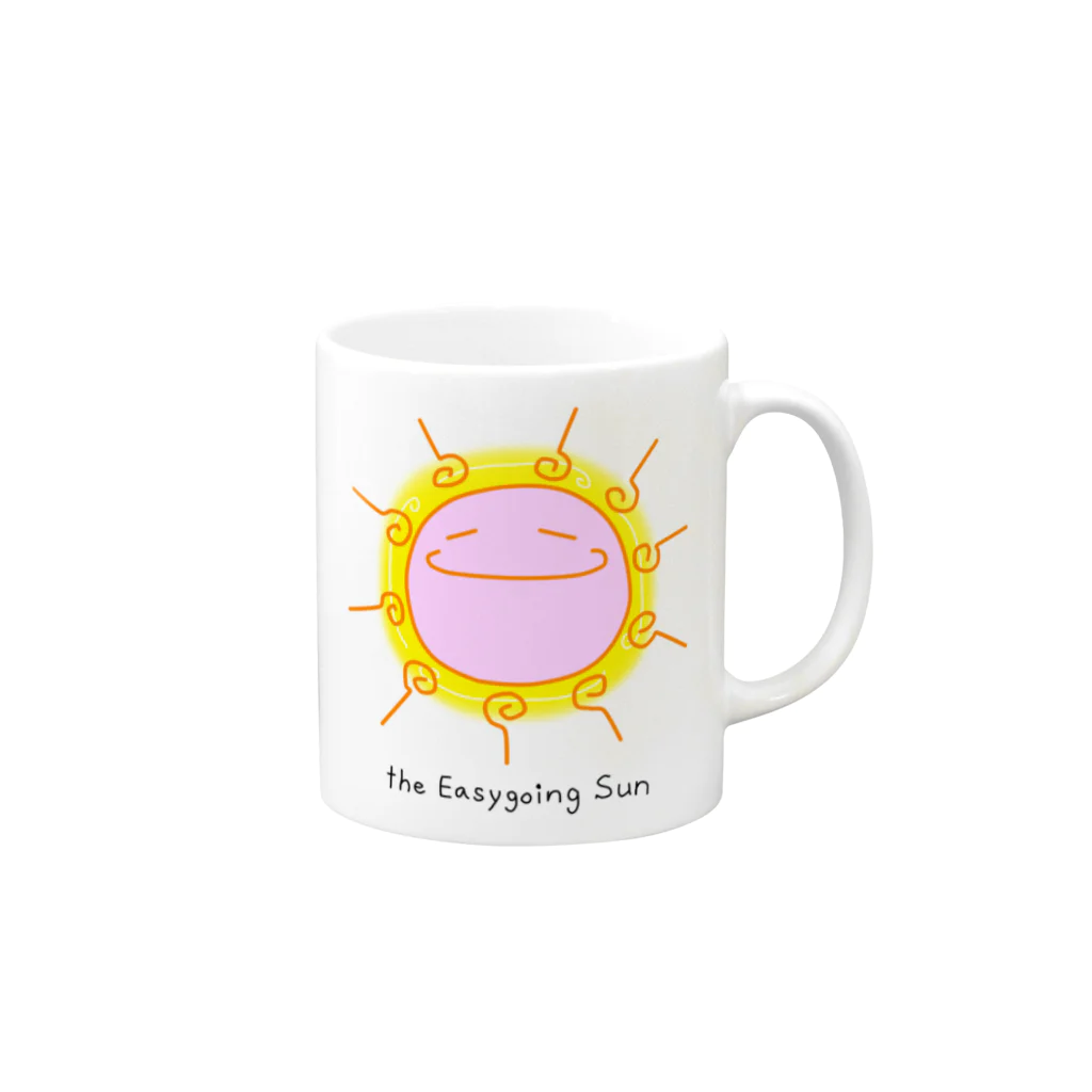 たいようSUNののんきなたいようSUN Mug :right side of the handle