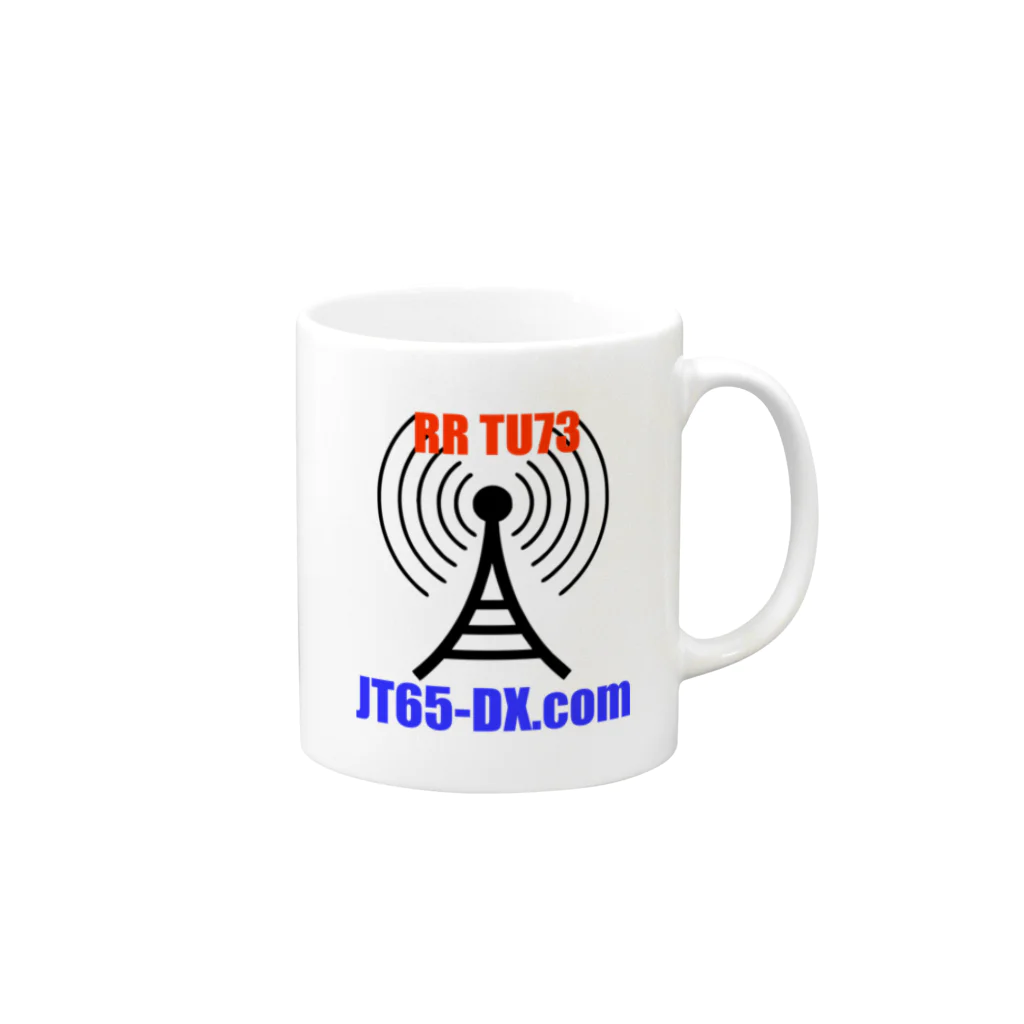 Japan JT65 Users GroupのJT65-DX.com 公式グッズ Mug :right side of the handle