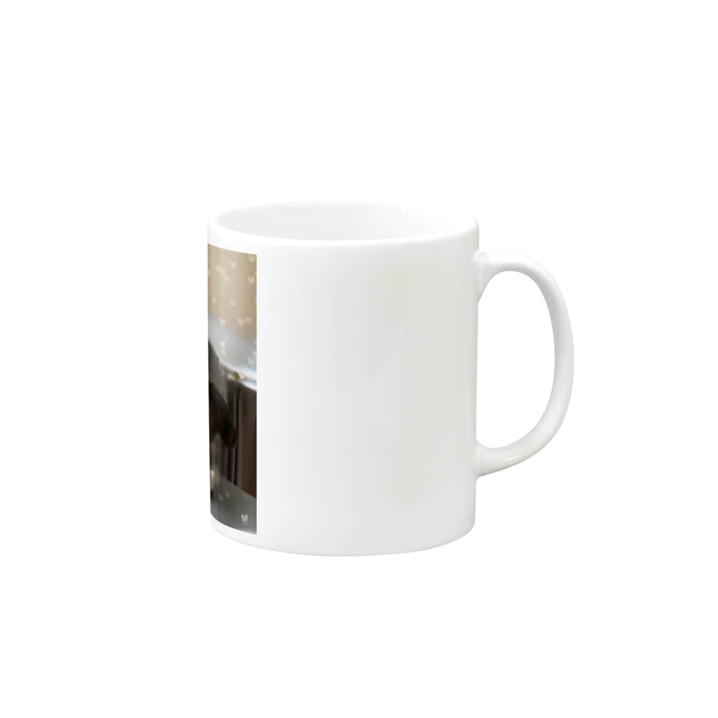 みくの自分用 Mug :right side of the handle