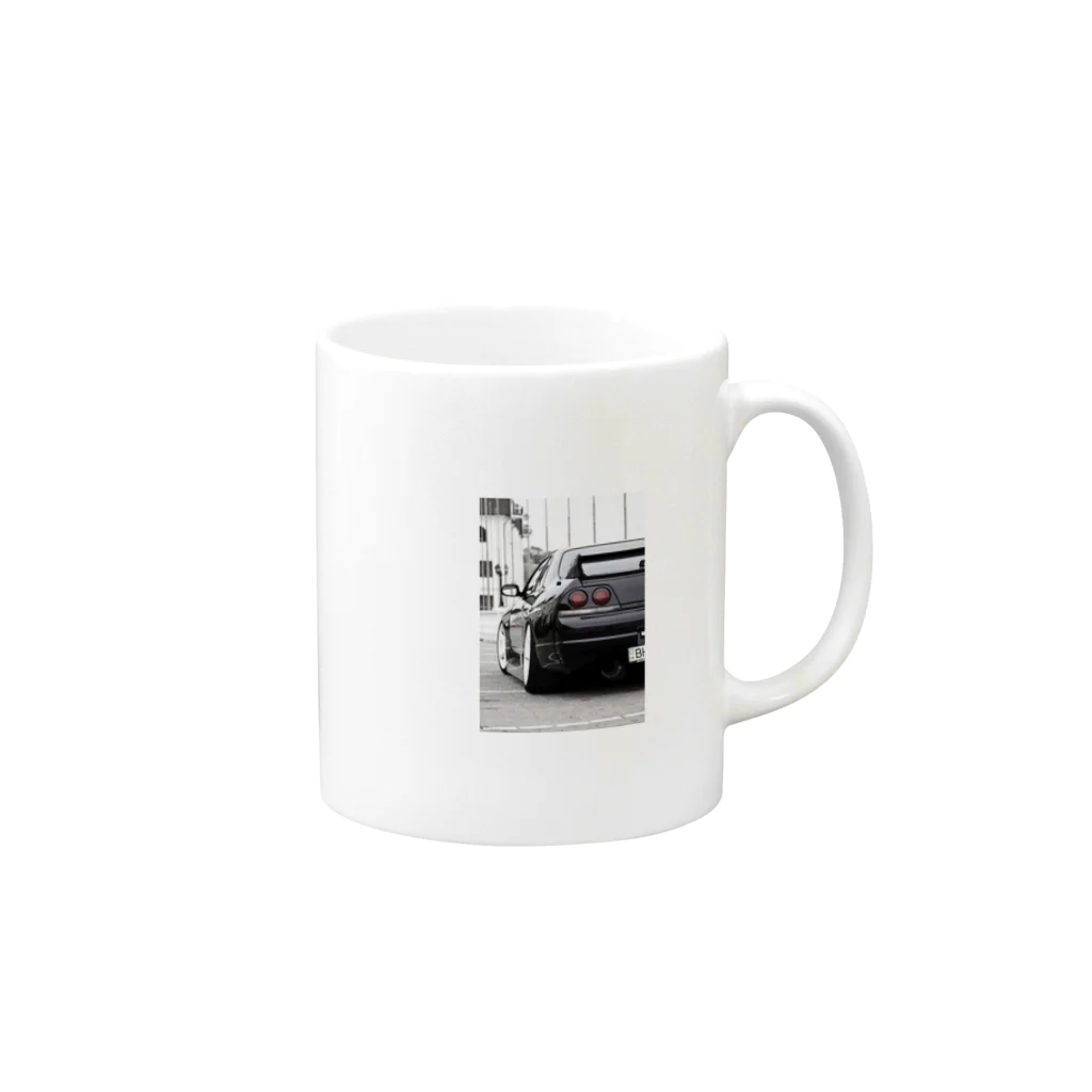 湾岸の新人のGT-R33 Mug :right side of the handle