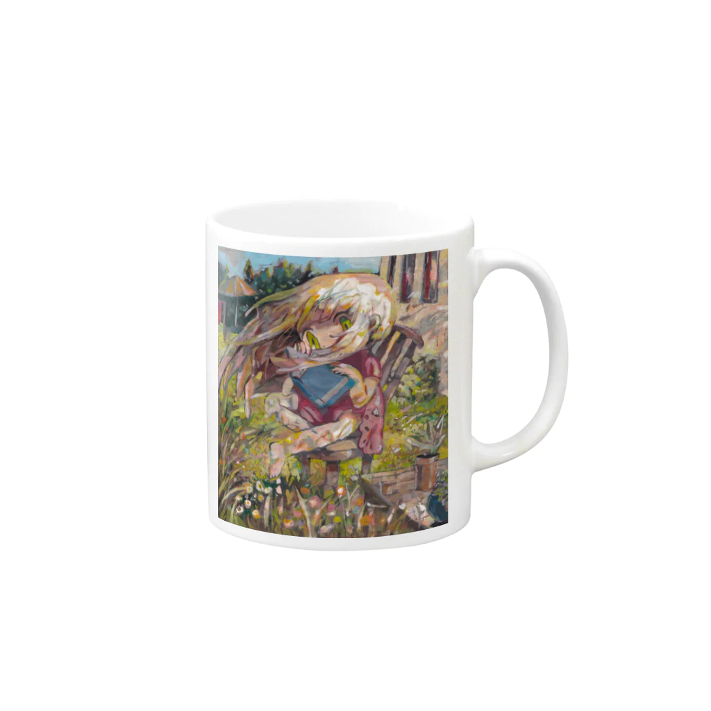 濱田むぎのIsn't innocence Mug :right side of the handle