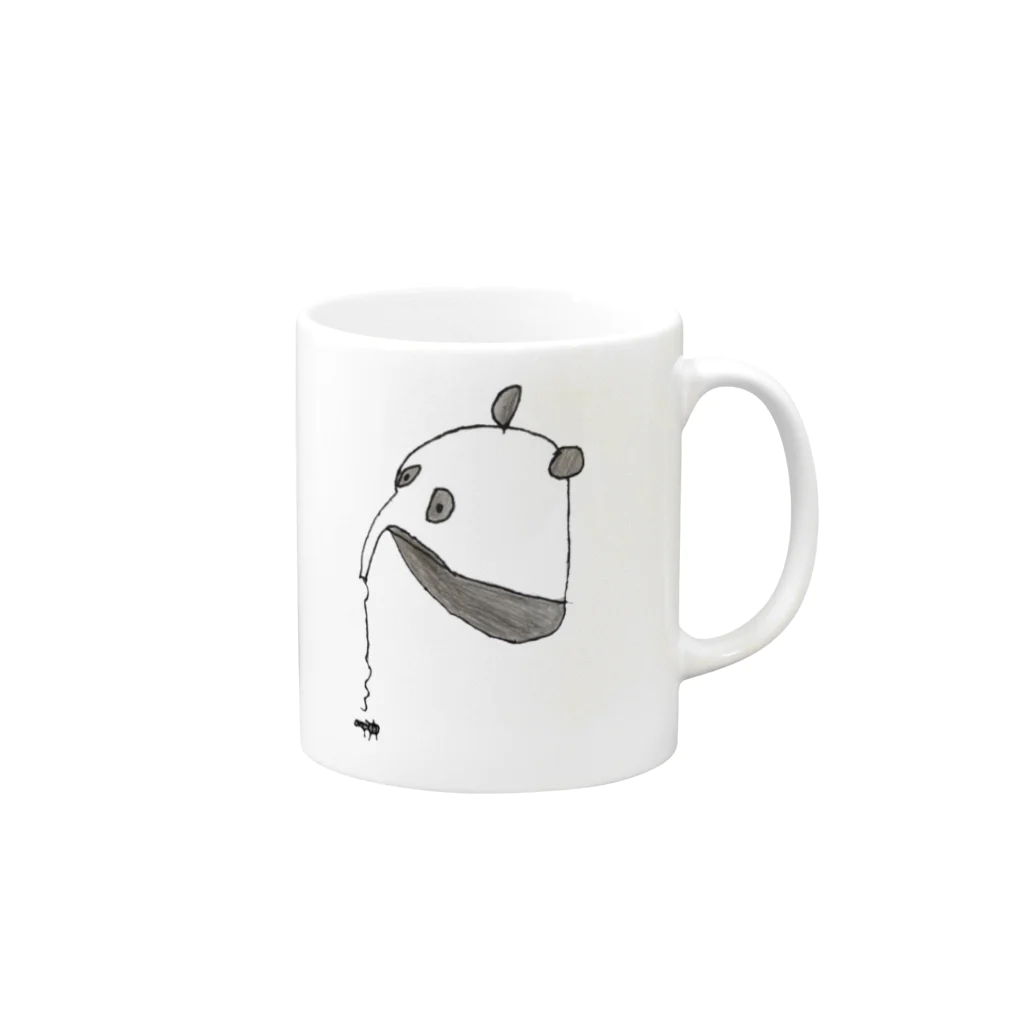 Feel freeのぱんありくい Mug :right side of the handle