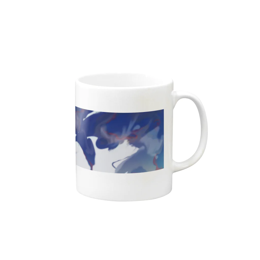 みずいろ（M i z u ! r o）の霧 Mug :right side of the handle