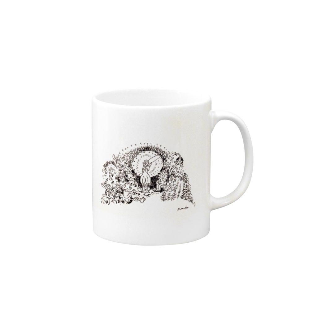 いわまともこの妖精のお茶会 Mug :right side of the handle
