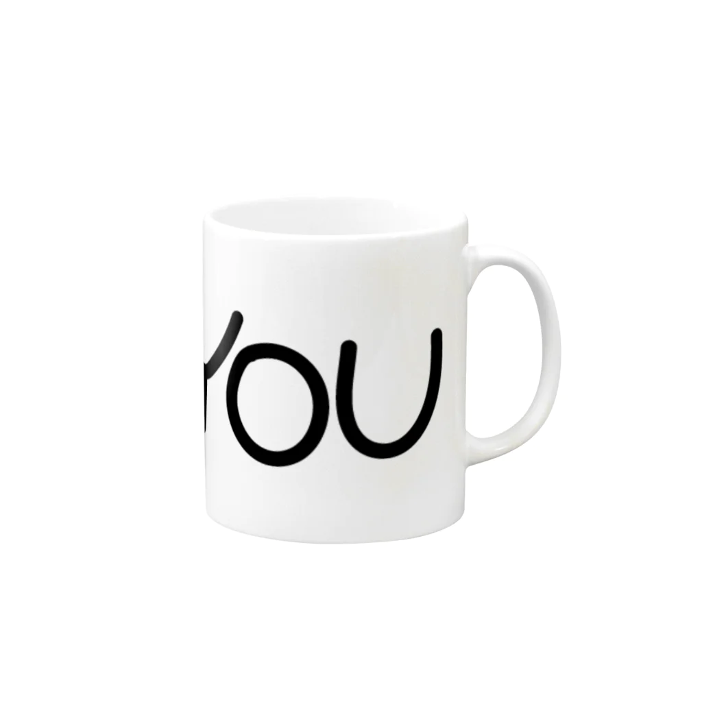 I ♡ YOUのアイラブユーくん Mug :right side of the handle