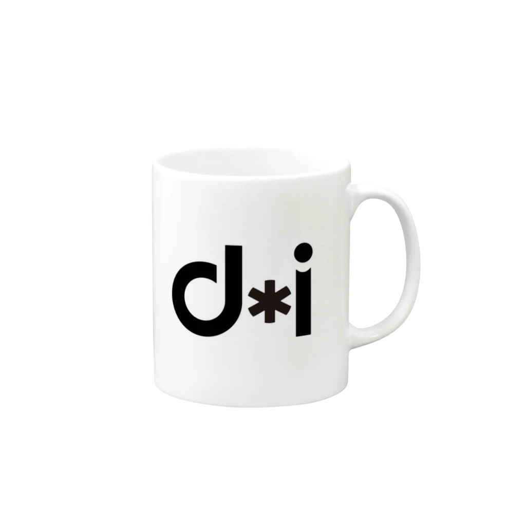 ディーアイあさひかわのd＊i ロゴ入りマグカップ Mug :right side of the handle