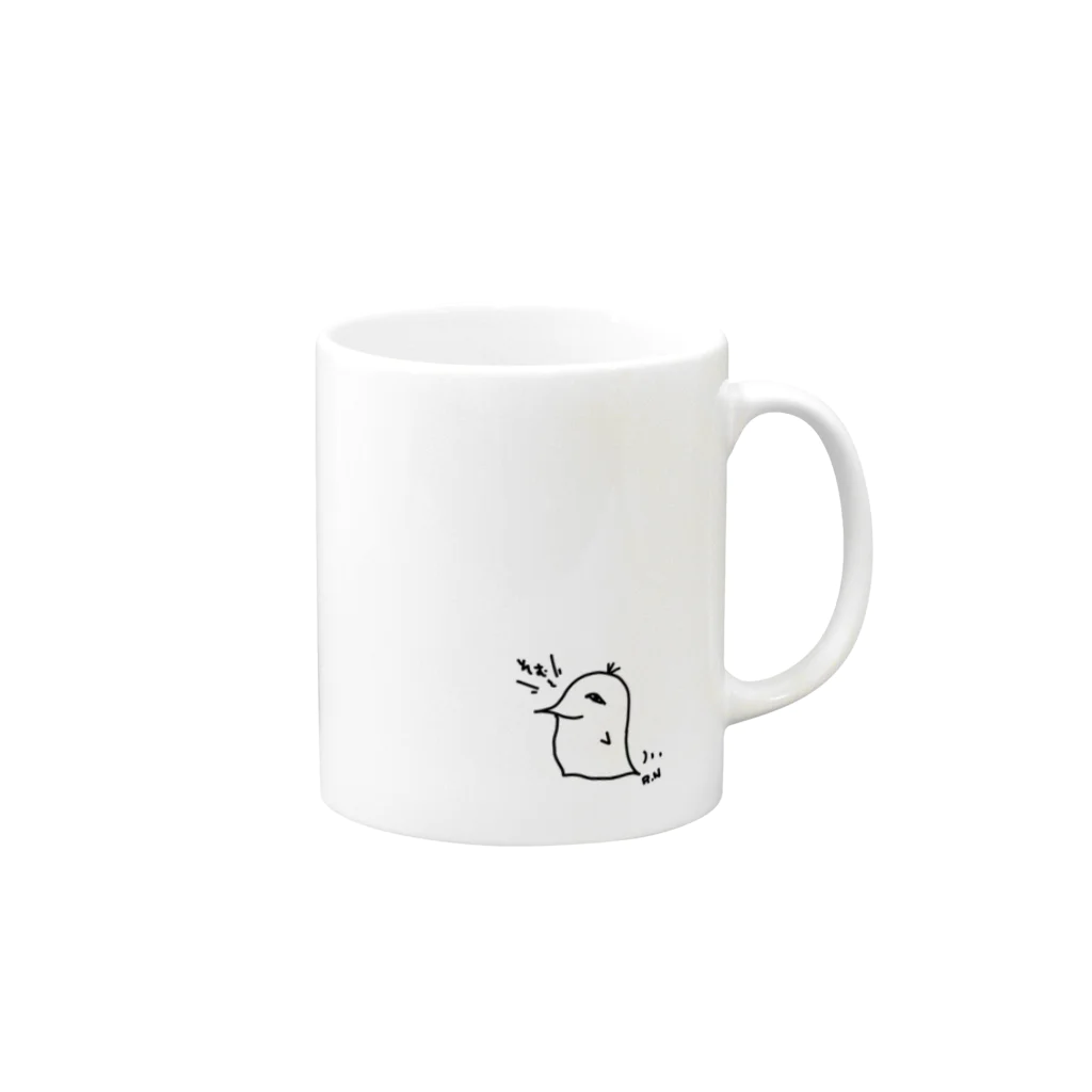 Nacca shopのそむー Mug :right side of the handle