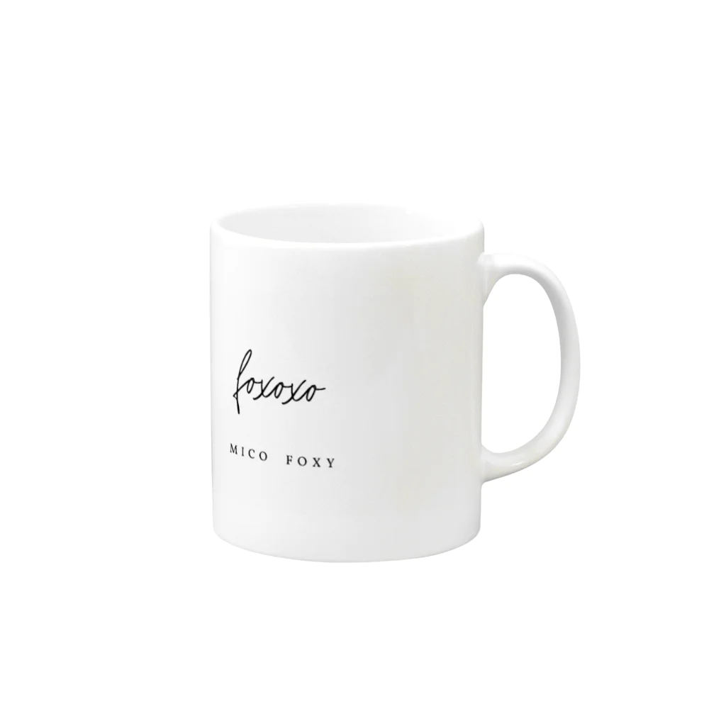 くすのMICO foxy Mug :right side of the handle