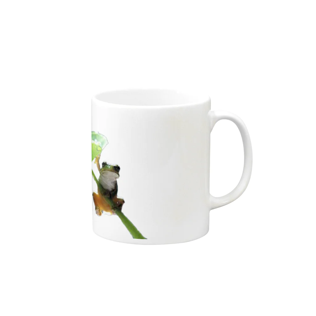 aiton2875のカエル Mug :right side of the handle