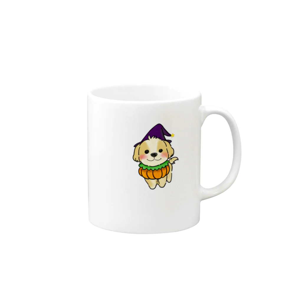 Link0723のマルプーちゃん　ハロウィーンスタイル！ Mug :right side of the handle