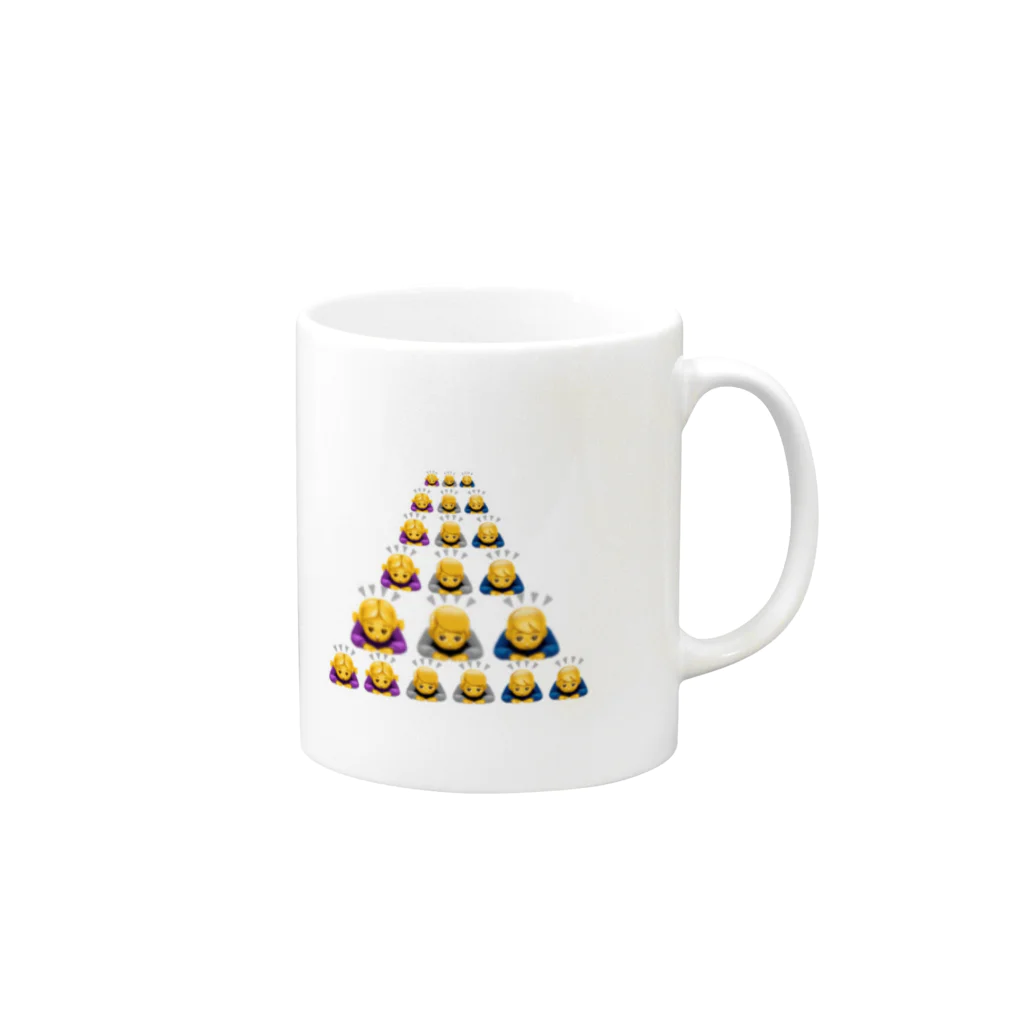 あーくのDOGEZA Mug :right side of the handle