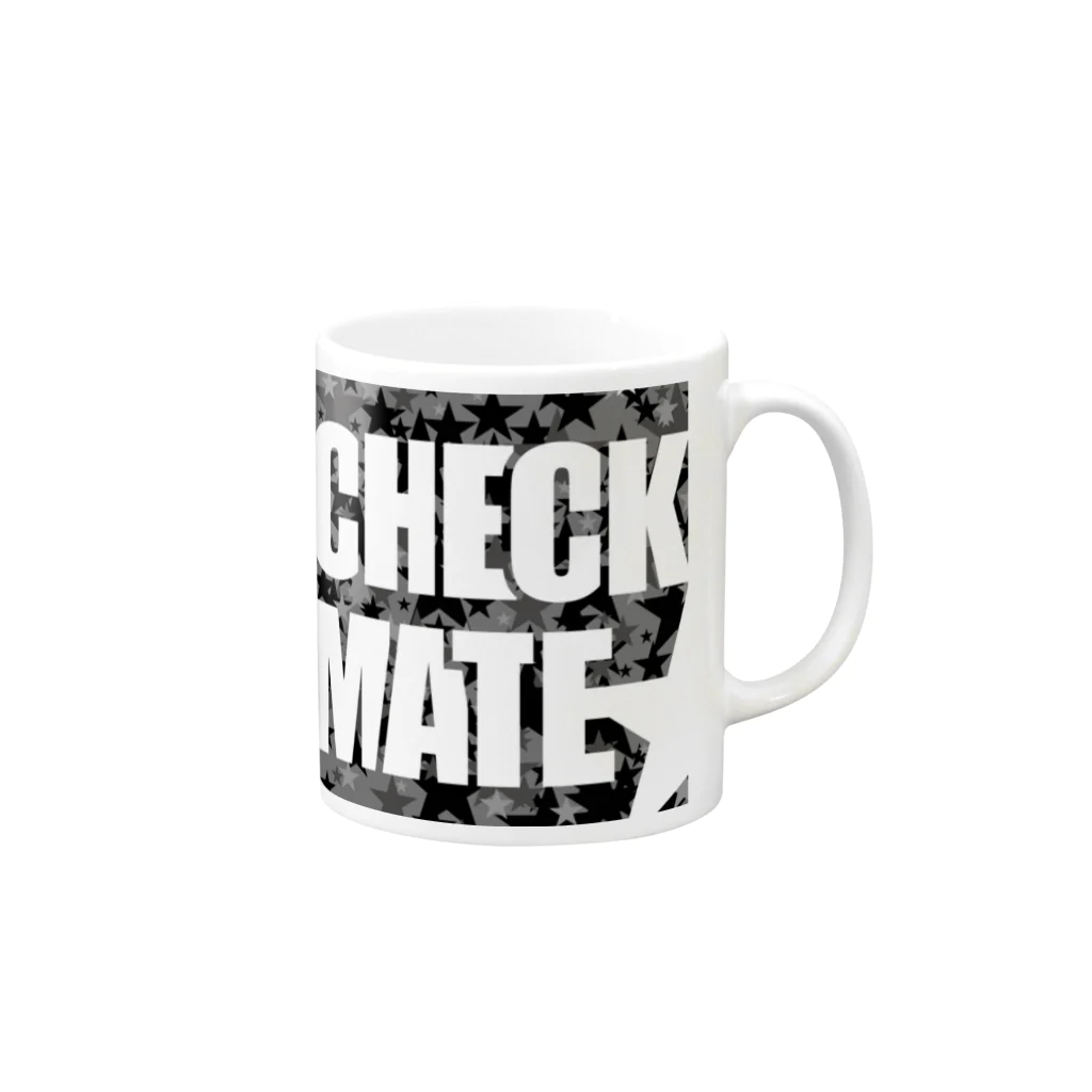 STAR CAIDOZのcheckmate Mug :right side of the handle