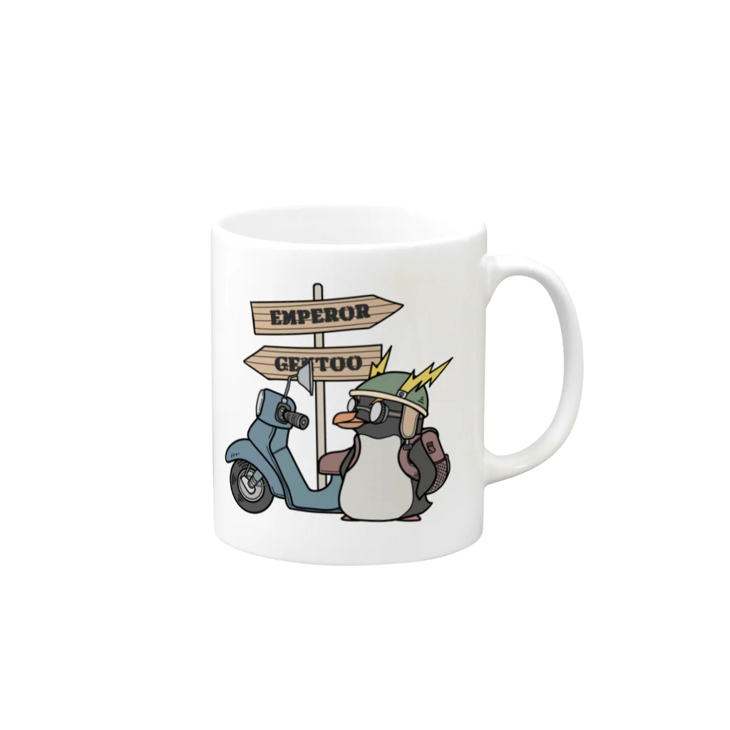 kanakanaのDeliveryman(文字無し) Mug :right side of the handle