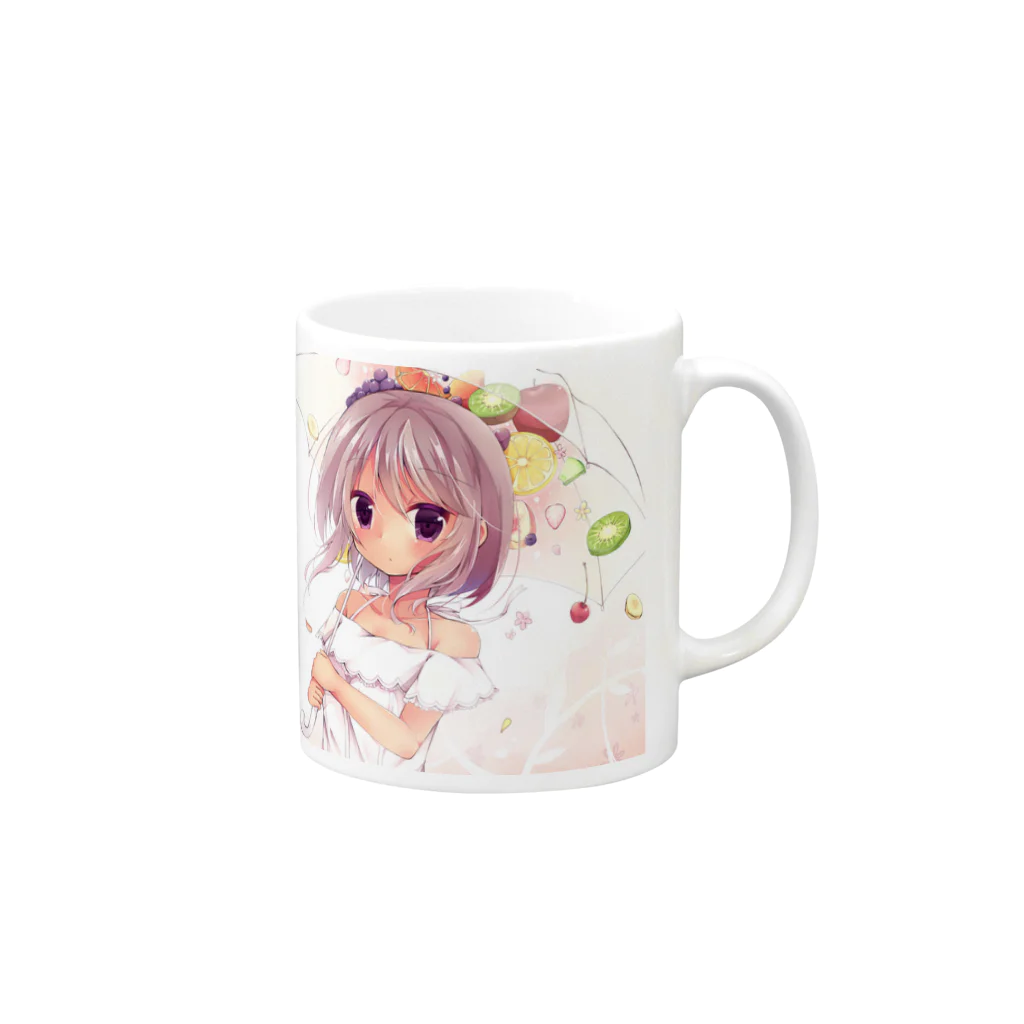 あれのタカ氏の絵 Mug :right side of the handle