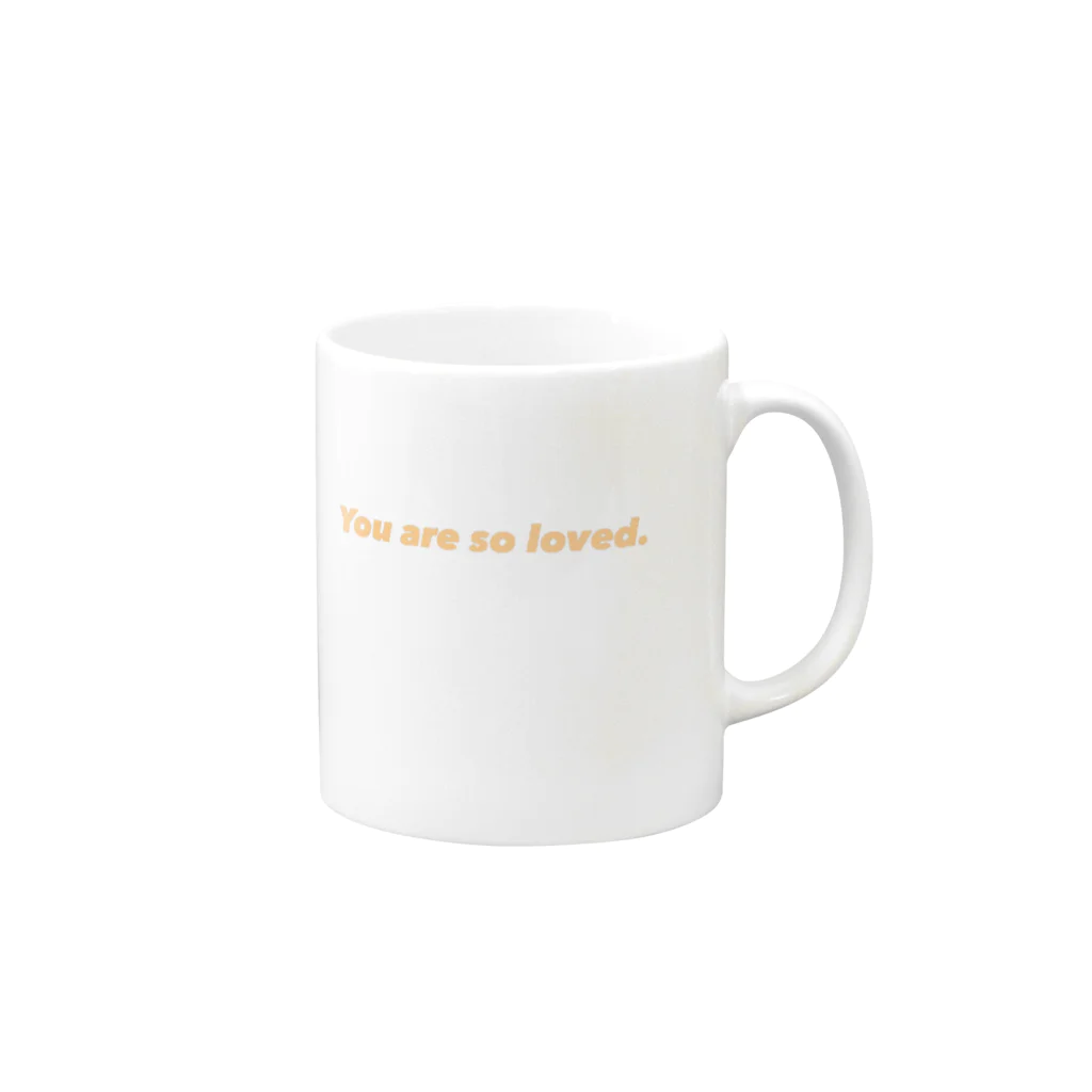 iron__01のYou are so loved. Mug :right side of the handle