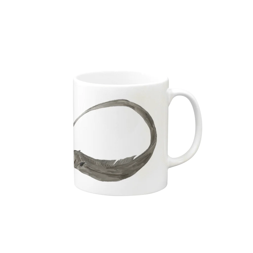 Coshi-Mild-Wildの太刀魚だぞっ‼️ Mug :right side of the handle