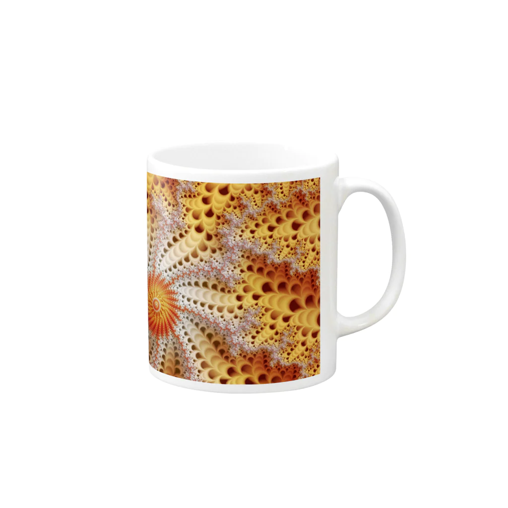 OlbaidのFeeling of summer Mug :right side of the handle