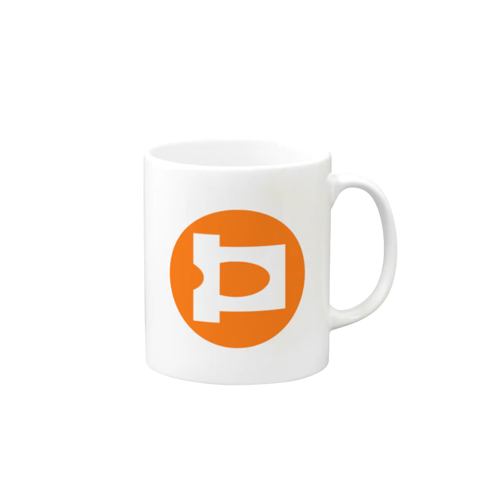 Dariグッズ公式のダの者の証 Mug :right side of the handle