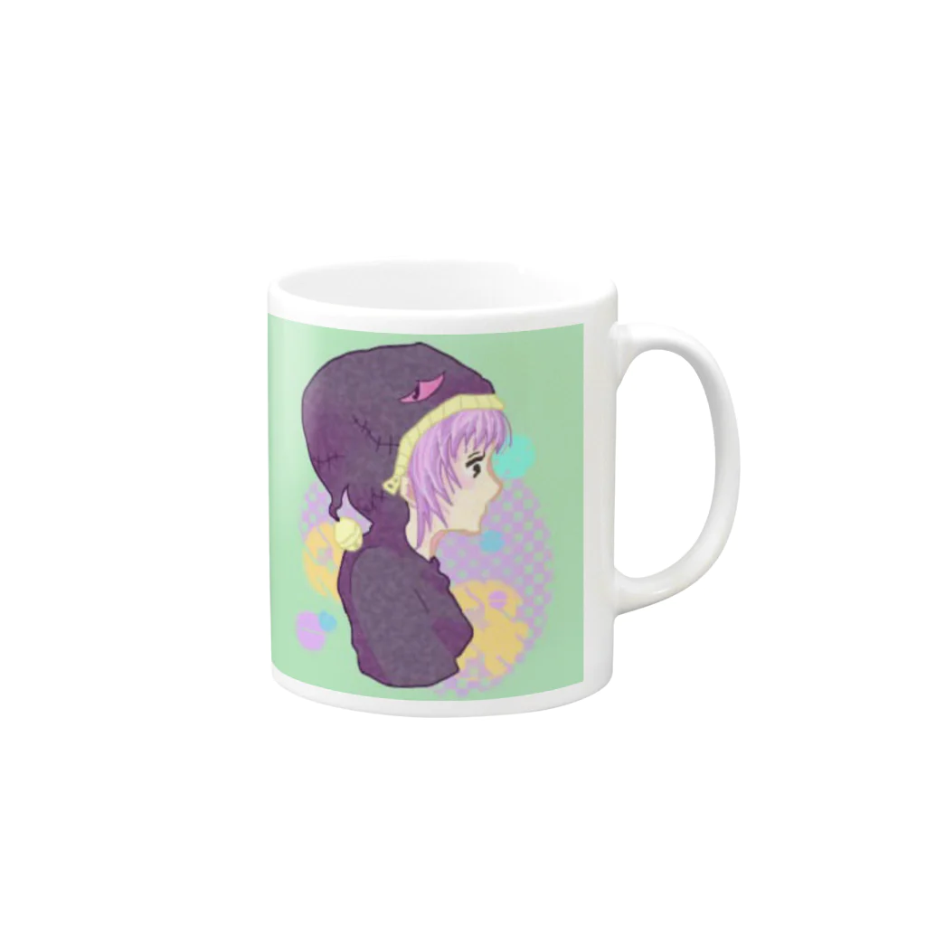 シヴァのシヴァのアイコンイラスト Mug :right side of the handle