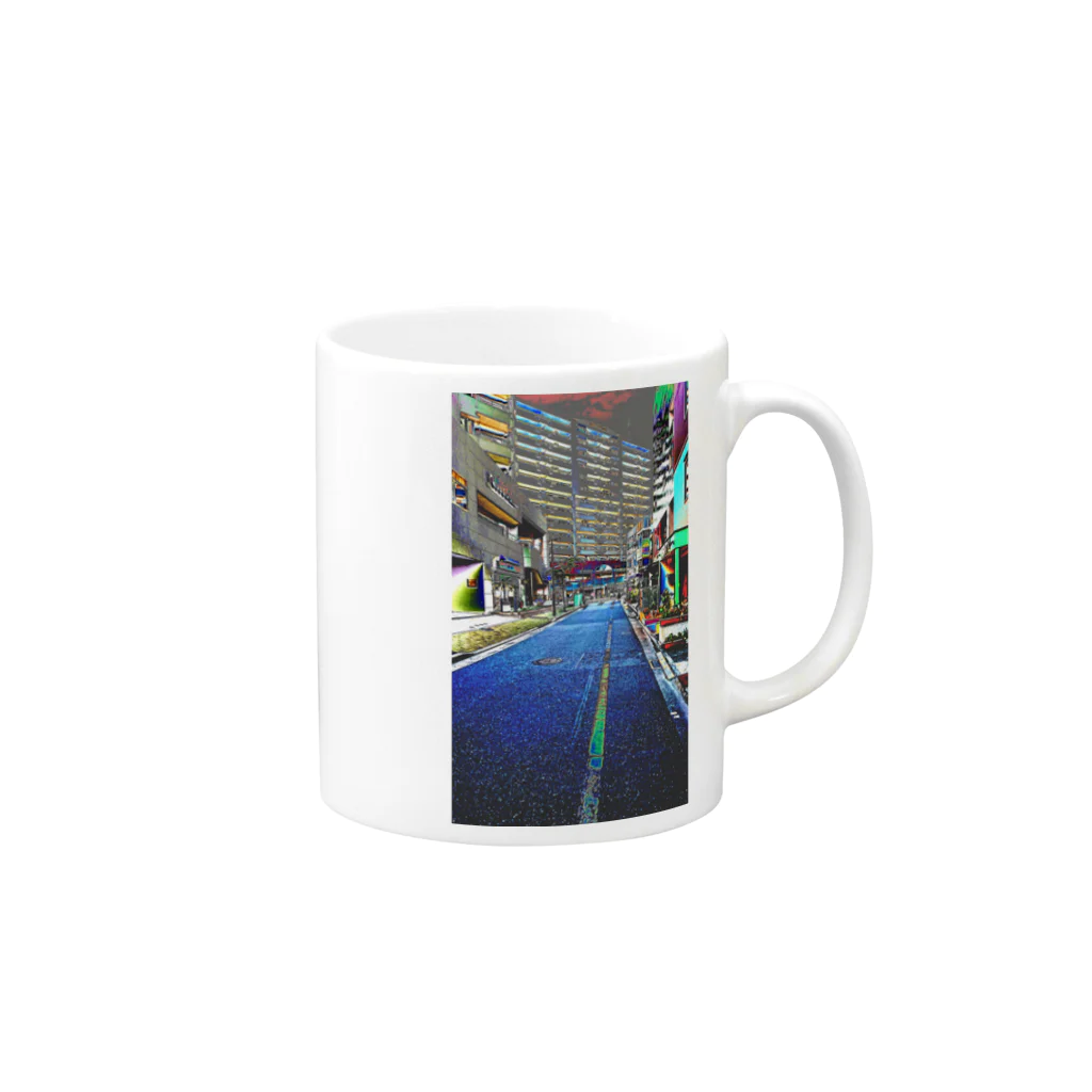 gpjt_753-dmの街並み Mug :right side of the handle