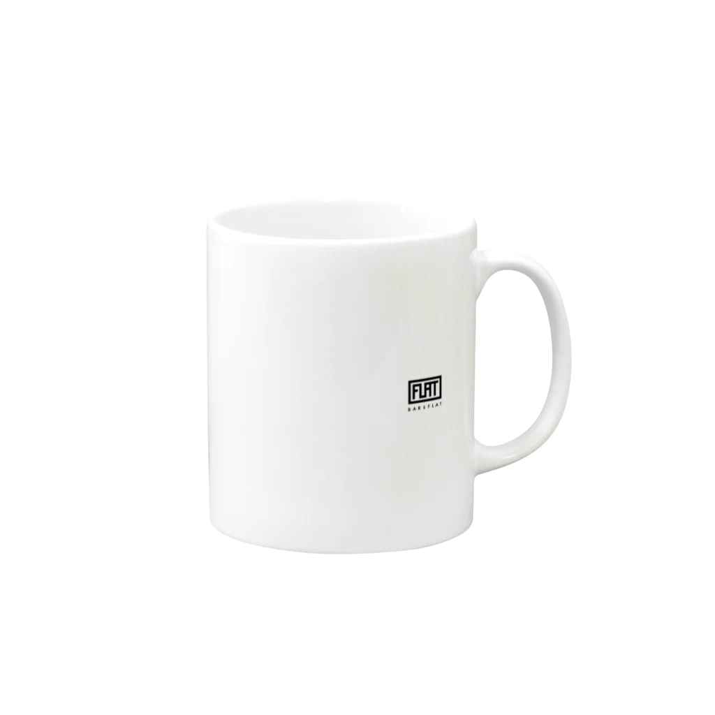 BAR FLATのロゴ入りグッズ Mug :right side of the handle