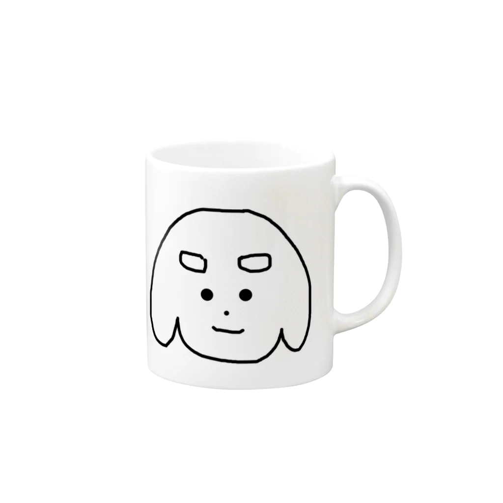 Mammyのじんたんグッズ Mug :right side of the handle