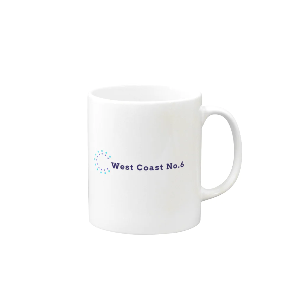 West Coast No.6のWest Coast No.6 マグカップの取っ手の右面