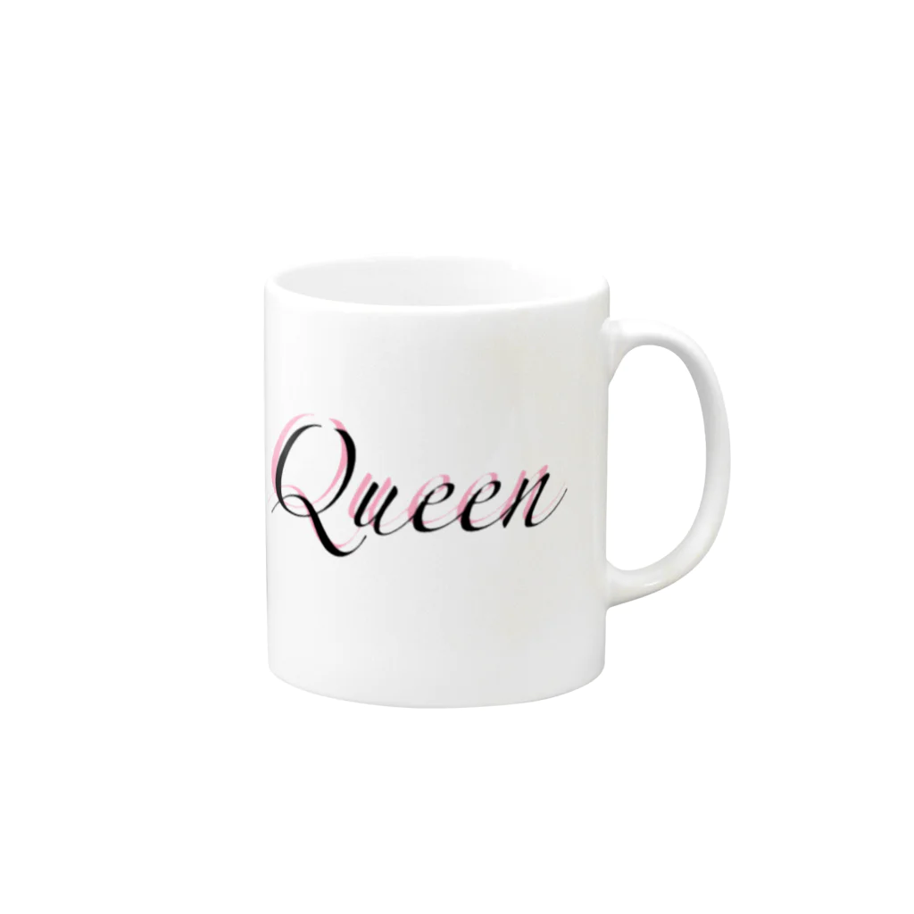 Royall_QueenのRoyall Queen マグカップの取っ手の右面