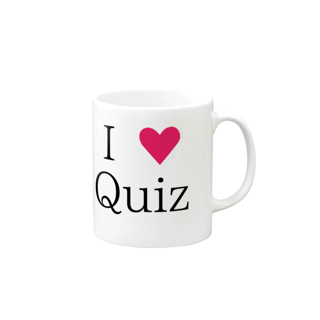 Animaletc.のI love Quiz Mug :right side of the handle