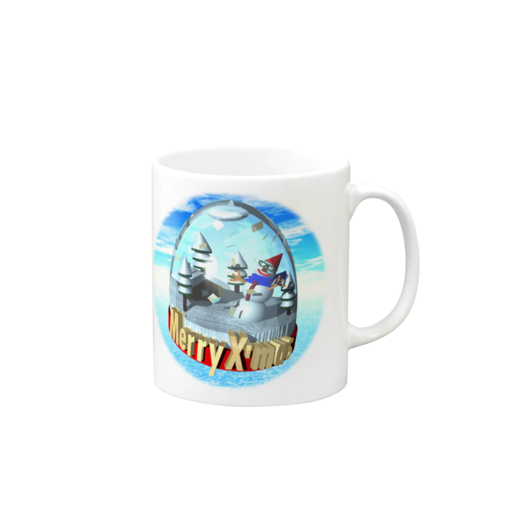 セビリヤの怒髪師の真夏のクリスマス Mug :right side of the handle