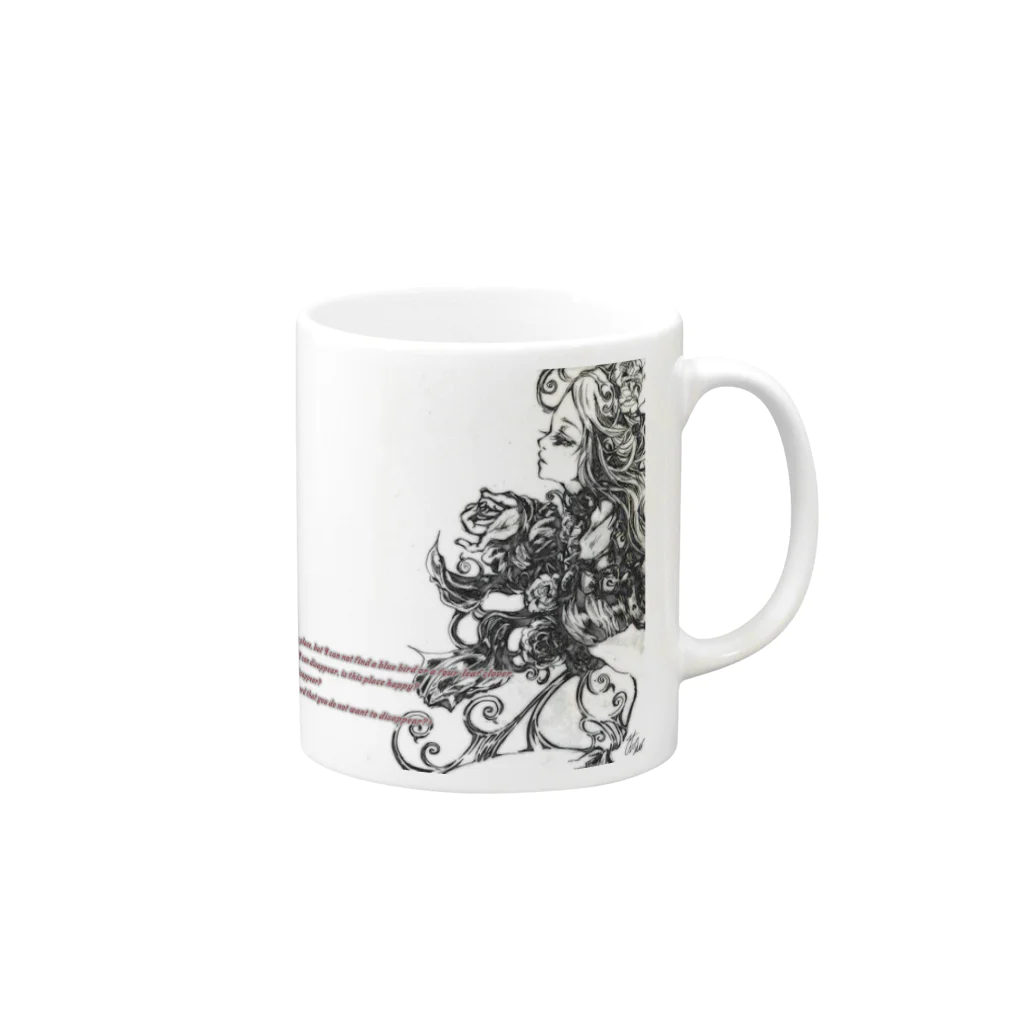 裕羅の無題 Mug :right side of the handle