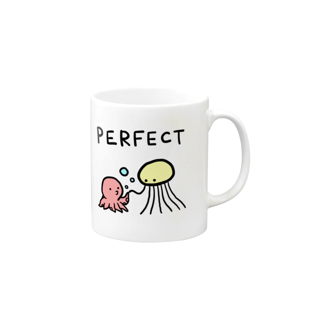 タス店のPERFECT Mug :right side of the handle