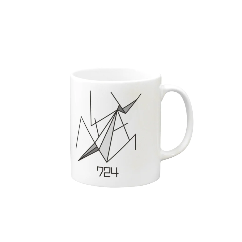 めめめの724 Mug :right side of the handle