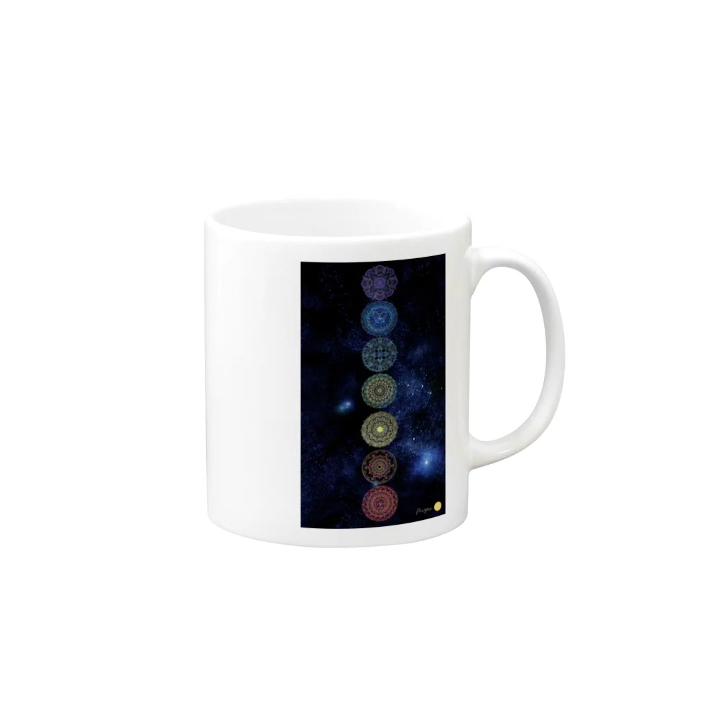 Sacred Gardenの宇宙曼荼羅 Mug :right side of the handle