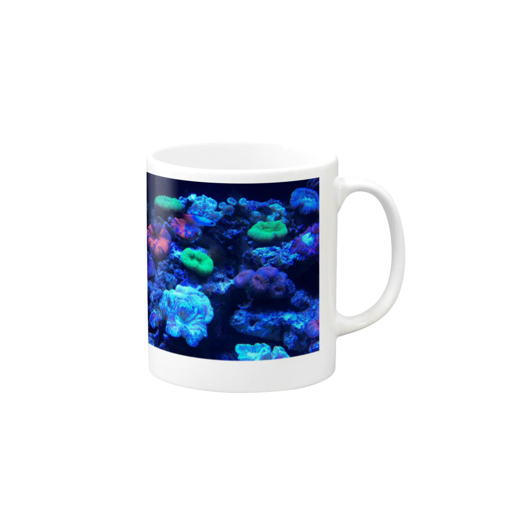 ニコ・おれんじの幻想海月 Mug :right side of the handle