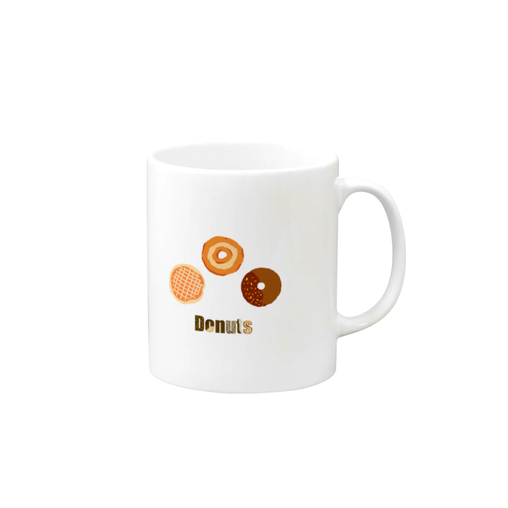 妄想アザラシのDonuts! Mug :right side of the handle